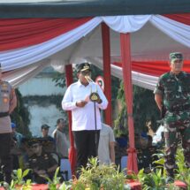 Apel Gelar Pasukan Mantap Praja Krakatau 2024, Danrem 043/Gatam, Siap Kerjasama Cegah Potensi Gangguan Keamanan