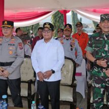 Pj. Gubernur Samsudin Pimpin Apel Gelar Pasukan Operasi Mantap Praja Krakatau 2024 Polda Lampung dalam Rangka Pengamanan Pilkada Serentak 2024