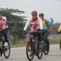 Hadiri Festival Nyeruit, Kasrem 043/Gatam Ikuti Gowes Bareng