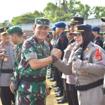 Jelang Kunjungan Kerja Presiden di Lampung, Danrem 043/Gatam Pantau Kesiapan Pasukan Pengamanan VVIP