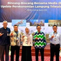 Kepala BI Lampung Junanto Herdiawan Ajak Media Bangun Opini Positif Bagi Masyarakat untuk Kemajuan Provinsi Lampung