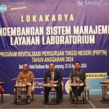 Unila Gelar Lokakarya Pengembangan Sistem Manajemen Laboratorium