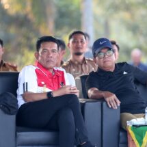 Danrem Cup 043/Gatam Pada HUT TNI Ke-79, Pj. Gubernur Samsudin Apresiasi Membangun Kebersamaan, Semangat Berolahraga