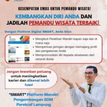 Lampung Dorong Pemandu Wisata Berdaya Saing Global dengan Platform Digital SMART