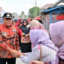 Ditinjau Bupati, Jalan Parmosari 1 Haduyang Kecamatan Natar akan Dibangun