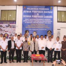 Pelantikan Pengurus KWRI Lampung Periode 2024-2028, Pj. Gubernur Lampung Harapkan Sinergitas Pers dan Pemerintah Dukung Pembangunan Provinsi Lampung