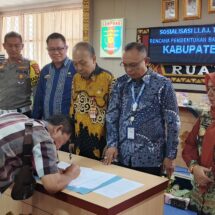 Jasa Raharja Berikan Pendampingan Pembentukan Badan Hukum Bagi Penyedia Jasa Angkutan Umum di Lampung Utara