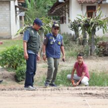 Tindak Lanjut Program BERKIBAR Perbaikan Infrastruktur, Kadis BMBK Lampung Tinjau Jalan Adijaya – Sp. Tulung Randu