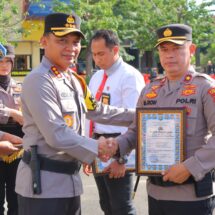 21 Personel Berprestasi Terima Reward dari Kapolresta Bandar Lampung, Termasuk Polsek Sukarame