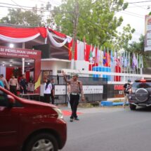 Ratusan Polisi di Bandar Lampung Disiagakan, Amankan Pengundian Nomor Urut Pilwakot