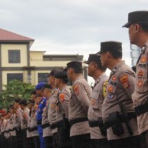 160 Polisi Amankan Kampanye Hari Pertama Pilwakot Bandar Lampung