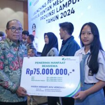 Pj. Gubernur Samsudin Luncurkan Jamsostek untuk 18.612 Pekerja Rentan Melalui Dana Bagi Hasil Sawit Bagi 5 Kabupaten di Lampung