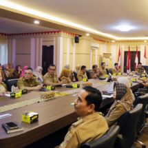 Pemprov Lampung Gelar Rapat Persiapan Kunker Pj. Gubernur Samsudin Ke Kabupaten Pringsewu dan Tanggamus