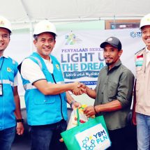 Gelorakan Semangat Sumpah Pemuda, PLN UID Lampung Sambung Listrik Gratis Donasi Pegawai