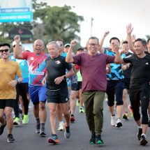 Digelar Bank Indonesia Provinsi Lampung, Lari 5 K Sehari Selamanya Diapresiasi Pemprov Lampung