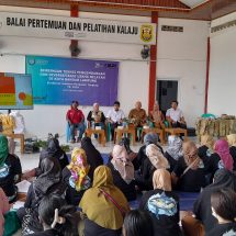 Dukung Perekonomian Keluarga, Puluhan Istri Nelayan Kampung Nelayan Modern Pulau Pasaran Ikuti Pelatihan Diversifikasi Usaha