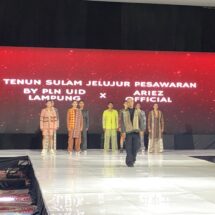 Semangat 5 Tahun Kepemimpinan Erick Thohir, PLN Dukung Mitra Binaan Meriahkan Ajang Lampung Fashion Tendance