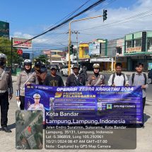 Operasi Zebra Krakatau: 1.179 Pengendara Ditindak di Bandar Lampung