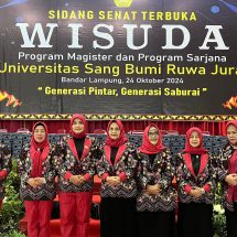 IKIIS Hadiri di 458 Wisudawan Sarjana dan Magister Universitas Saburai