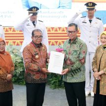 Pj.Gubernur Samsudin Sampaikan Penghargaan Setinggi Tingginya pada Pelepasan Purnabakti Sekdaprov Fahrizal Darminto