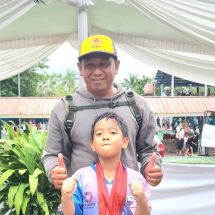 Nathansyah Alghani Ahmad Perenang Cilik Raih Juara Pertama Gaya Bebas 25 Meter