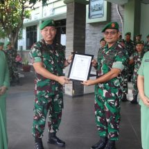 Dandim 0410/KBL Berharap Letkol Inf Hendry Ginting Sukses di Tempat Baru