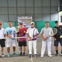 Pj. Gubernur Samsudin Buka Pertandingan Tenis Persahabatan Antara Tim Pemprov Lampung VS Tim Universitas Indonesia