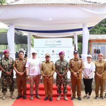 Pj Gubernur Lampung Tanam Mangrove Bersama Brigif 4 Marinir dan Mitra Pada Peringatan HUT ke-79 Korps Marinir