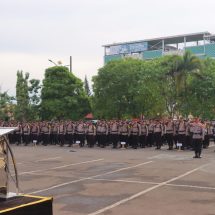 Kapolresta Bandar Lampung Cek Kesiapan Personel Pengamanan TPS Pilkada