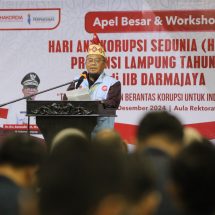 Pj. Gubernur Samsudin Buka Workshop Hari Anti Korupsi Sedunia