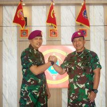 Mayor Marinir Sugiarto Resmi Jabat Paspers Brigif 4 Mar/BS