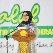 Wamabida Pramuka Lampung Jihan Nurlela Hadiri Halal Bihalal Kwarda Pramuka di Lampung Timur