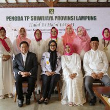 Berikan Apresiasi, Wagub Jihan Nurlela Hadiri Halalbihalal TP Sriwijaya