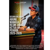 Terpilih Aklamasi, Abung Mamasa Resmi Jabat Ketua IJP Lampung 2025-2028