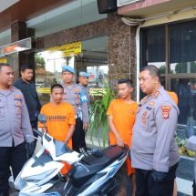 Curi Motor Demi Rayakan Ultah, Dua Pemuda di Bandar Lampung Ditangkap Polisi