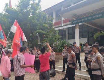 Ungkap Kentalnya Aroma KKN, FAGAS Geruduk Kantor DLH Lampung