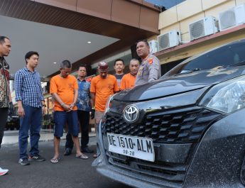 Beraksi Pakai Mobil, Kawanan Pelaku Curanmor Bersenpi di Bandar Lampung Dibekuk Polisi