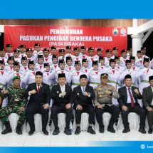 Momen Bersejarah! 41 Anggota Paskibraka Lampung Selatan Dikukuhkan, Siap Kibarkan Merah Putih di Menara Siger