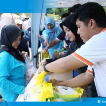 Gerakan Pangan Murah: Warga Serbu Lapangan Korpri Kalianda, Dompet Aman Belanja Nyaman