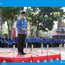 Lampung Selatan Harus Jadi Contoh, Bupati Egi Tekankan Disiplin dan Semangat Kolektif ASN di Upacara Bulanan