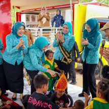 Kunker Ketua TP PKK, Desa TAPIS di Tulang Bawang Jadi Contoh Sinergi PKK dan Pemerintah Untuk Penurunan Stunting