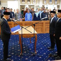 Gubernur Lampung Lantik Dua Pejabat Pimpinan Tinggi Pratama