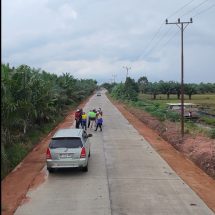 Jalan Brabasan–Wiralaga di Mesuji Rampung Dikerjakan, Warga Kini Mudah Angkut Hasil Panen