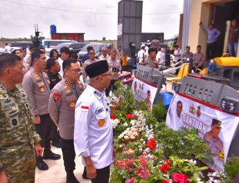 Polda Lampung Ikuti Penanaman Jagung Serentak Kuartal IV Secara Virtual Bersama Wakil Presiden Republik Indonesia