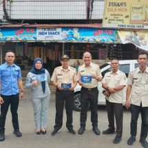 Bapenda Lampung Gencarkan Sosialisasi Pajak Kendaraan dan Program Pemutihan di Pasar Tamin