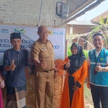 PLN UP3 Metro dan Pemkot Metro Nyalakan Harapan Lewat Program “Light Up The Dream” di Tejoagung