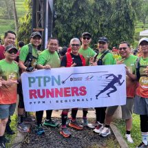 PTPN I Regional 7 Tunjukkan Semangat Kompetitif di Banaran Trail Run Semarang