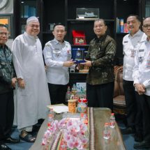 Sekdaprov Marindo Kurniawan Terima Kunjungan Rektor IIB Darmajaya dan Jajaran