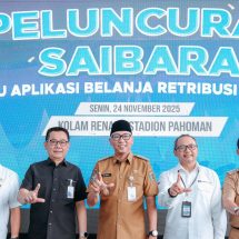 Aplikasi Saibara Diluncurkan, Optimalisasi Retribusi Daerah dan Peningkatan Pelayanan Publik di Provinsi Lampung