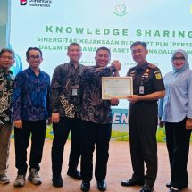 Perkuat Sinergi Pengamanan Aset dan Good Corporate Governance, PLN Gandeng Kejati Lampung Gelar Knowledge Sharing